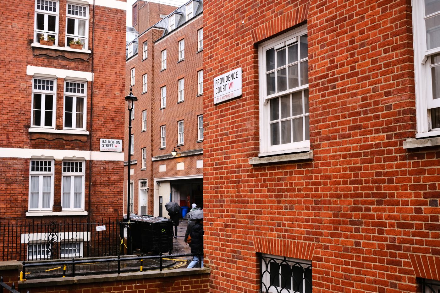 Red-brick buildings in London’s Harley Street medical area